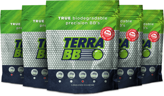 Coming soon - TerraBB 0,32g TRUE biodegadable precision BB's - 1kg (3125 pcs)